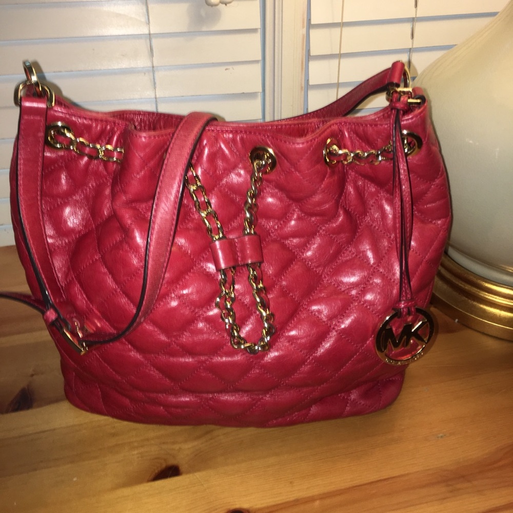 Michael Kors Frankie Quilted Shoulder Bag